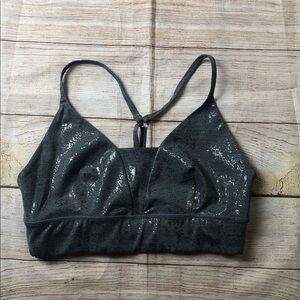Sweaty Betty Shimmering Gray Sports‎ Bra 💜